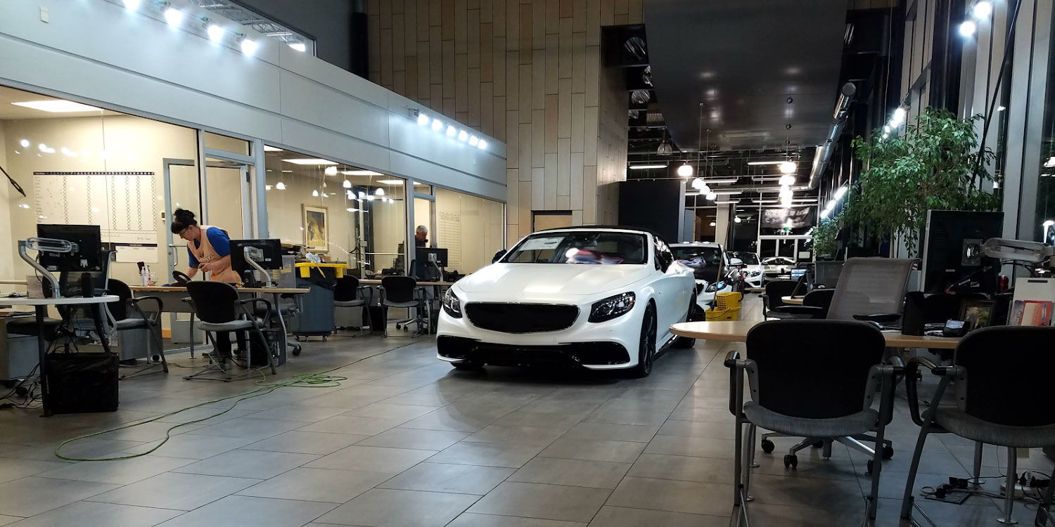 Janitorial Services In Mercedes Dealership